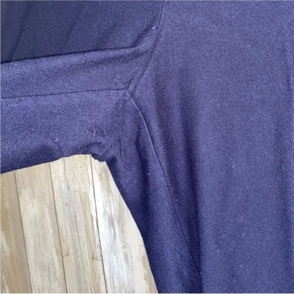 Eileen Fisher Navy Stretch Pants - Picture 4 of 5